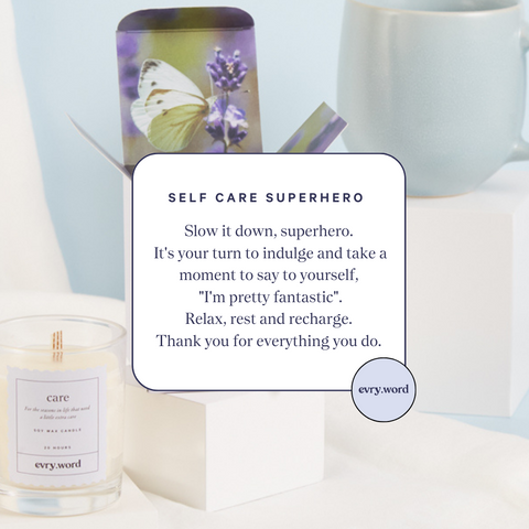 Self care superhero - evry.word