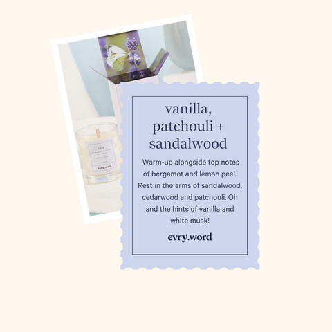 Vanilla, Patchouli and Sandalwood - evry.word